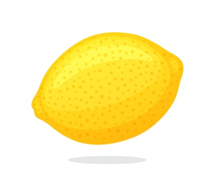 Yellow whole lemon vector