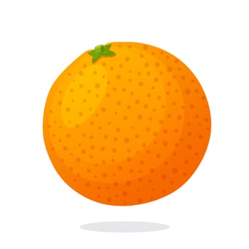 Whole grapefruit flat illustration vector