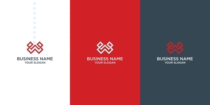 Letter W logo icon design template elements vector