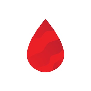Blood ilustration logo vector