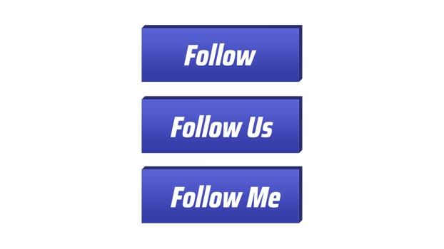 Follow Follow us and Follow me free png button