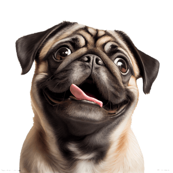 happy dog transparent background png