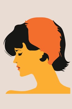 adult woman illustrating international women's day with fictional character vector