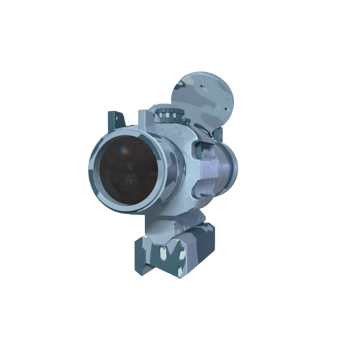 Rifle scope isolated on transparent png