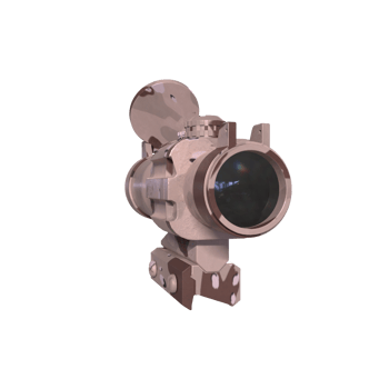 Rifle scope isolated on transparent png