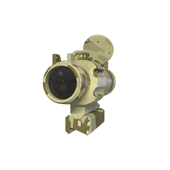 Rifle scope isolated on transparent png