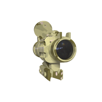 Rifle scope isolated on transparent png