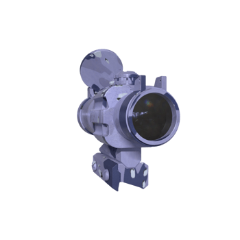 Rifle scope isolated on transparent png