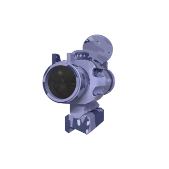 Rifle scope isolated on transparent png