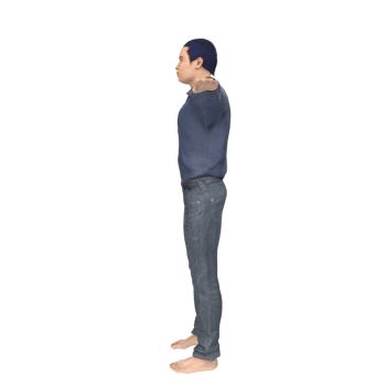 Man isolated on transparent png