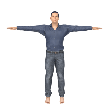 Man isolated on transparent png