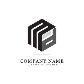MD initial logo designs, MD creative logo inspiration vector
