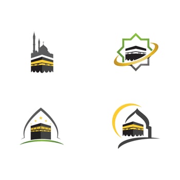 kaaba vector illustration icon