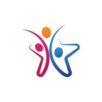 Community, network and social icon vector
