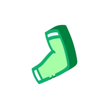 Knee Pad isometric icon vector illustration