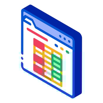 Player Table Betting And Gambling isometric icon vector illustration