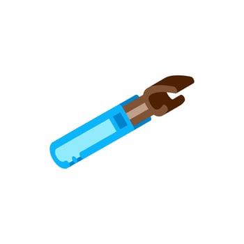 Sewing Knife isometric icon vector illustration