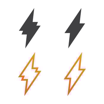 Flash Electric Logo Vector icon set illustration design template. Bolt Energy Icon.electric logo flash vector bolt
