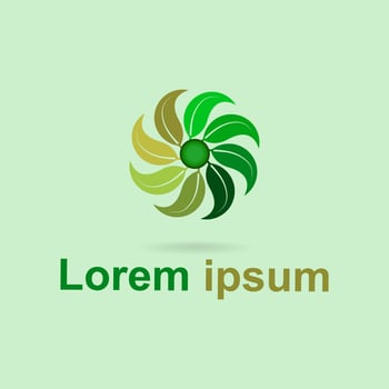 Leaf Naturally Creative Business Logo. Eco and Bio Natural Organic Logotype concept icon. Design suitable for nature sign, health care, for spa, organic food or alternative medicine center. Eps 10 vector