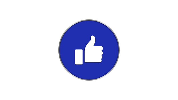 Social media like button free png