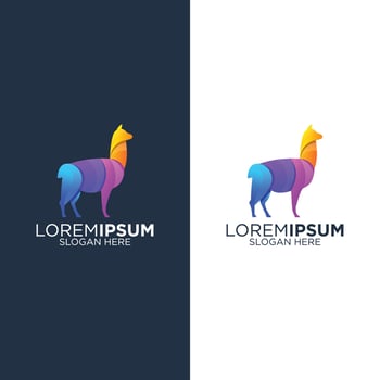 ALPACA logo design vector