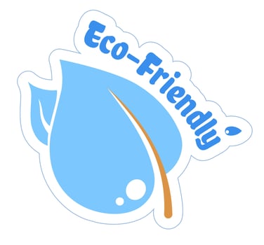 Eco friendly cleaning detergents and solutions vector