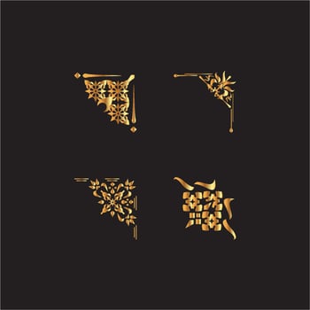 Vintage log design vector