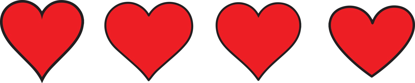 Heart Symbol. heart icon. shaped logo.  lovers, romance, valentines, valentine, romantic, concept, card, marriage, two, day, variety, affection, happiness vector