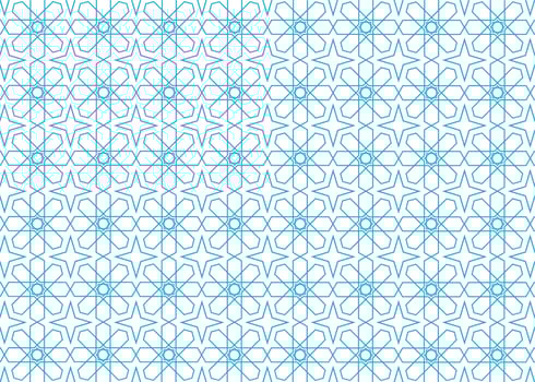 abstract pattern design with islamic concept vector