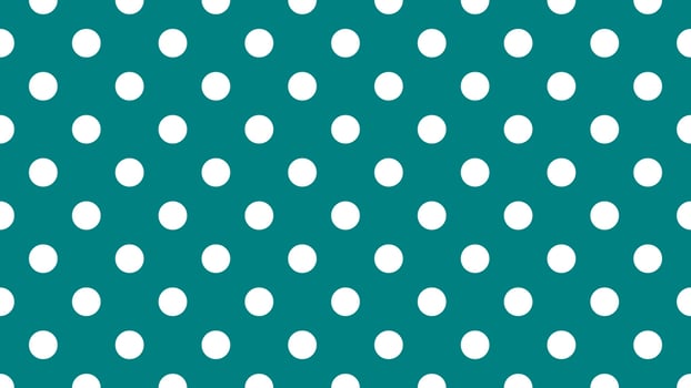 white color polka dots over teal cyan background vector