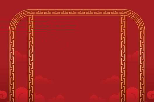 Traditional Chinese Red Background vector