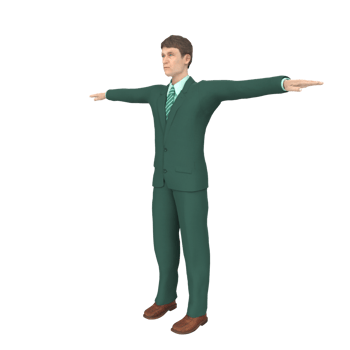 Business Man isolated on background png