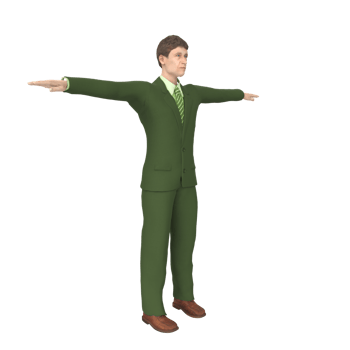 Business Man isolated on background png