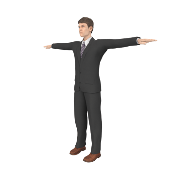 Business Man isolated on background png