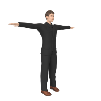 Business Man isolated on background png