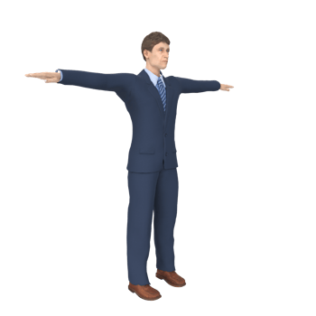 Business Man isolated on background png