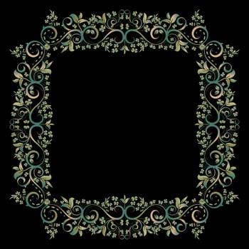 Decorative frames, Retro ornamental frame, Vintage rectangle ornaments and ornate border vector