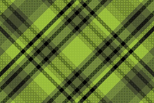 Tartan plaid pattern with dark color. vector