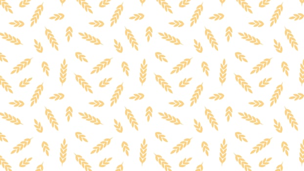 Wheat pattern wallpaper. oat symbol. free space for text. rice sign. Rice pattern wallpaper. vector