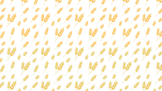 Wheat pattern wallpaper. oat symbol. free space for text. rice sign. Rice pattern wallpaper. vector