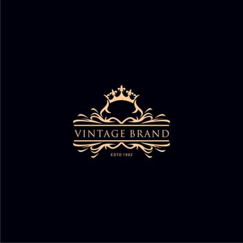 Luxurious and elegant logo design suitable for hotel or beauty business vector