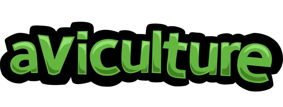 White screen animation video written White screen animation video written AVICULTURE vector