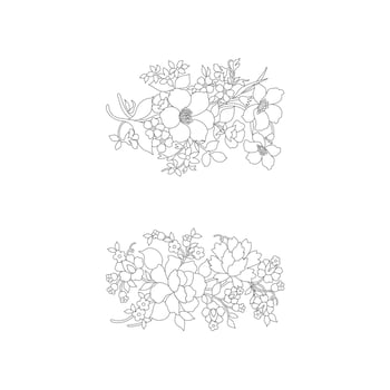Floral Coloring Pages,Flower Line Arts,Silhouette Art Line Floral Patterns,Outline Black And White Flower Drawing,Contour Botanical Graphics,Floral Design On White Background,Basic Flower Design vector