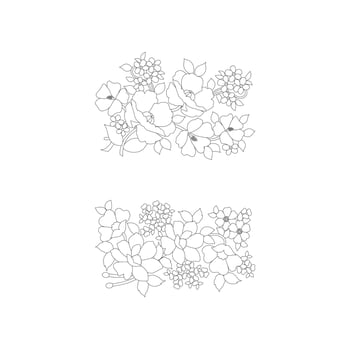 Floral Coloring Pages,Flower Line Arts,Silhouette Art Line Floral Patterns,Outline Black And White Flower Drawing,Contour Botanical Graphics,Floral Design On White Background,Basic Flower Design vector