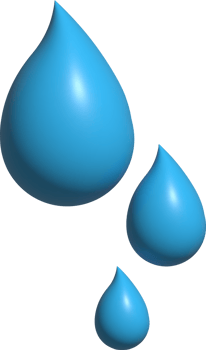 3d illustration of water drop png