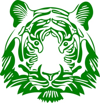 Tiger Line Art vector