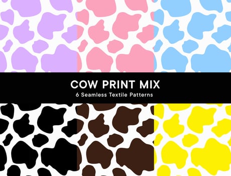 Seamless cow texture pattern, purple animal skin pattern. Random hand-drawn spots. Vector illustration. For printing. Abstract art.