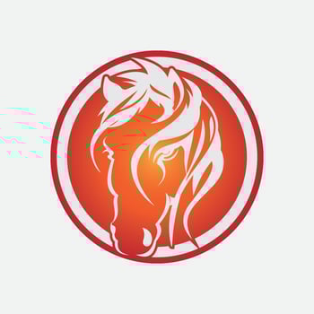 Horse Logo Template Vector icon