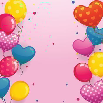 Colorful Balloon Background vector