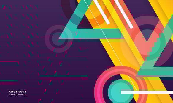 Modern gradient geometric shapes wallpaper. - Vector. vector
